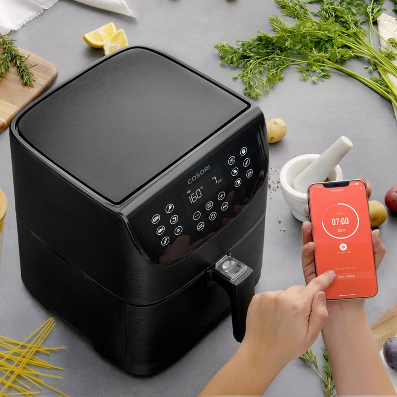 Premium Smart airfryer 5,5L/2,2 kg svart