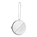 Julepynt medaljong m/fotoramme 7x7 cm morfar sølv