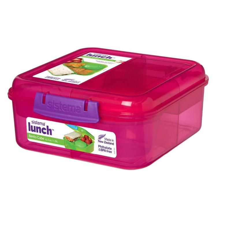 Lunch boks line quaddie 1,5L assortert