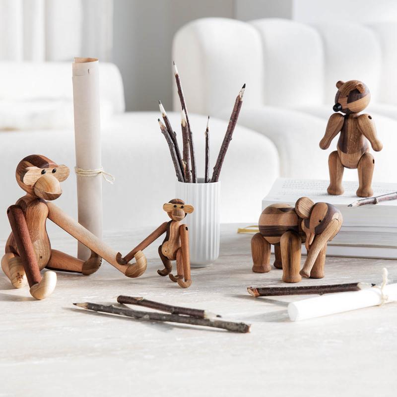 Elefant Reworked Anniversary mini 9 cm mixed wood