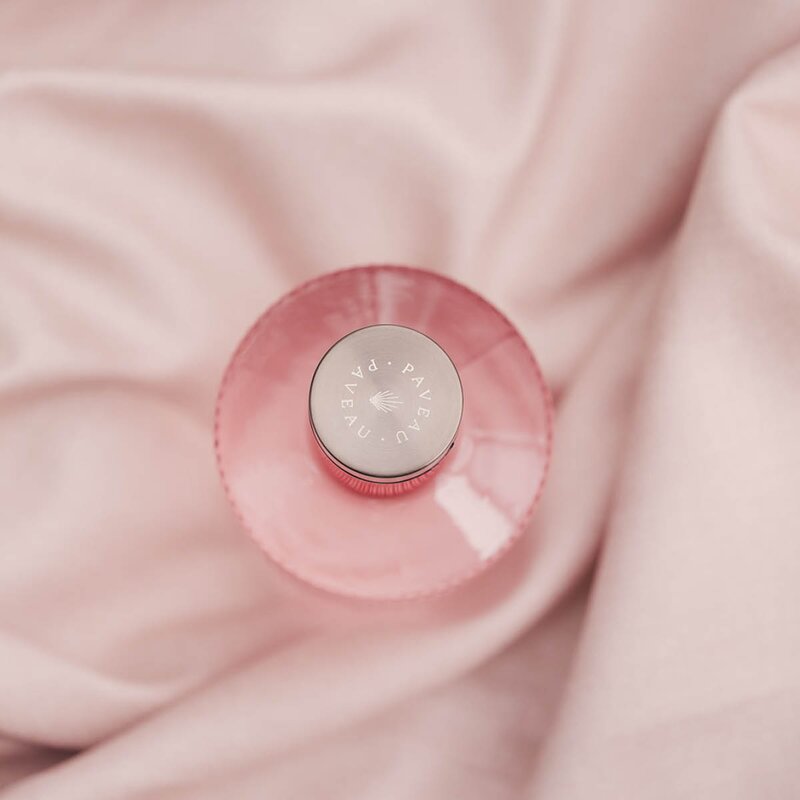 Ribbed Elegance gaveeske Pink 3 deler rosa