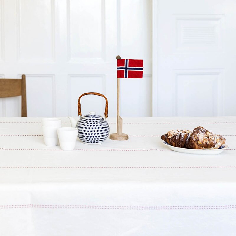 Nordic way bordflagg 30 cm eik