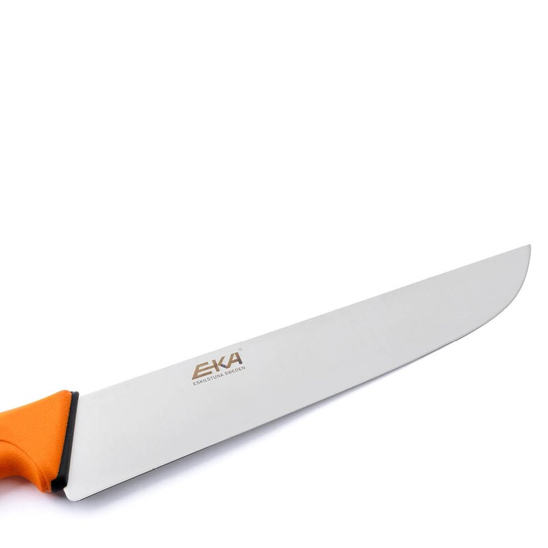 Pro slaktekniv m/bredt blad 26 cm oransje