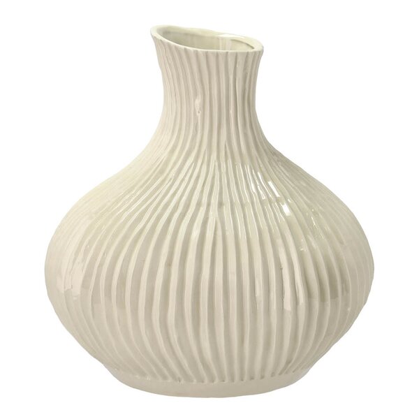 Eik vase 31x33,5 cm krem