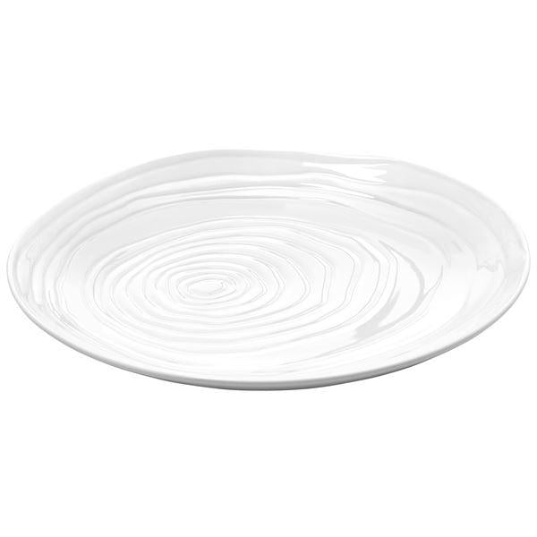 Boulogne tallerken flat 26,5 cm hvit