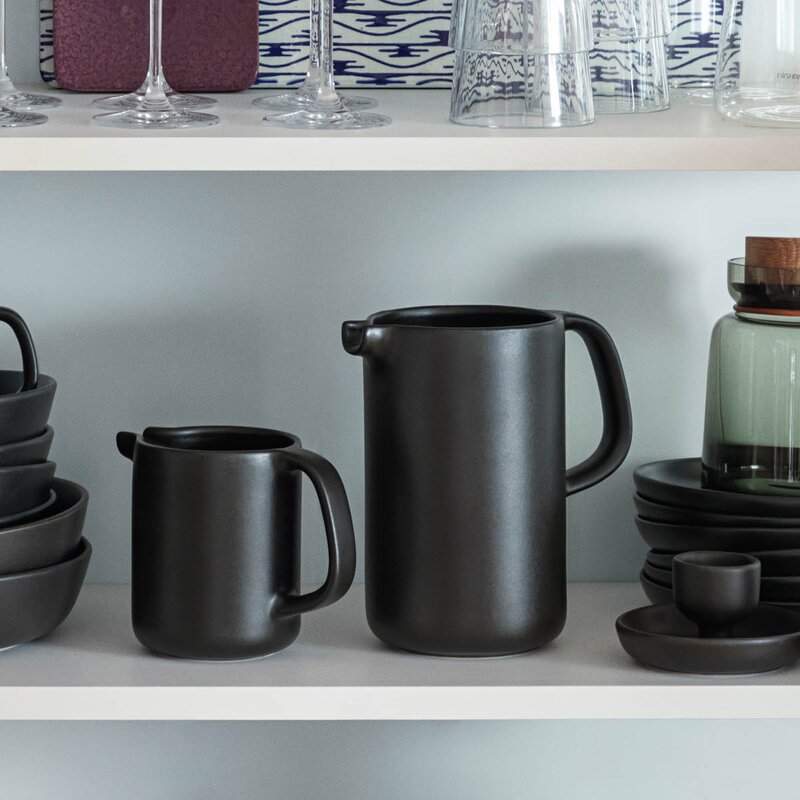 Nordic Kitchen Cylinder kanne 1L svart