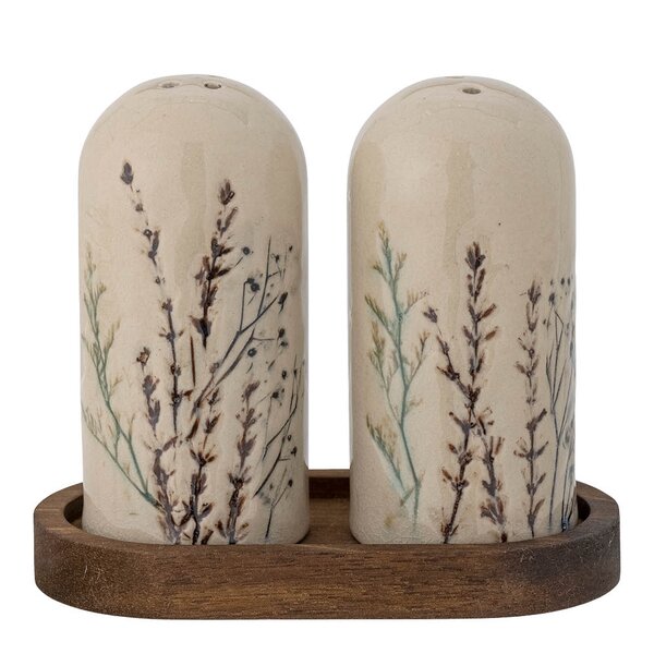 Bea salt- og pepperbøsse 11 cm natur