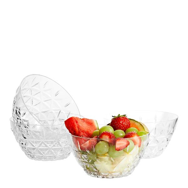 Juni piknik skål 12 cm 4 stk