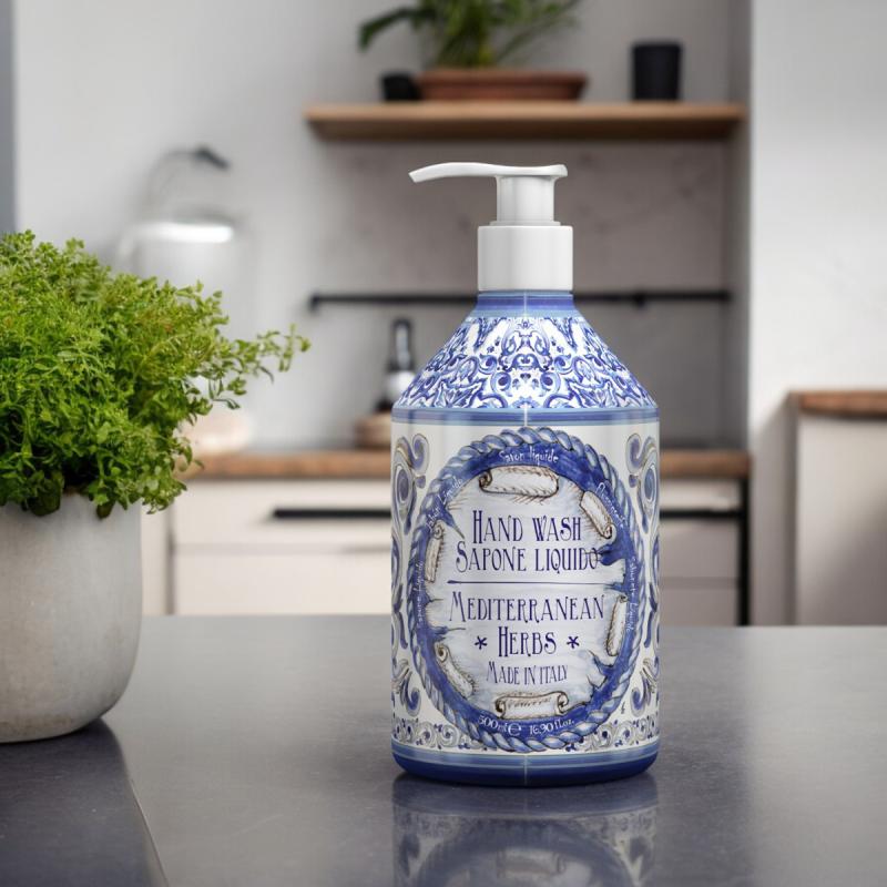Maioliche flytende såpe 500ml mediterranean herbs