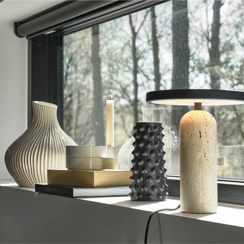 Eik vase 31x33,5 cm krem