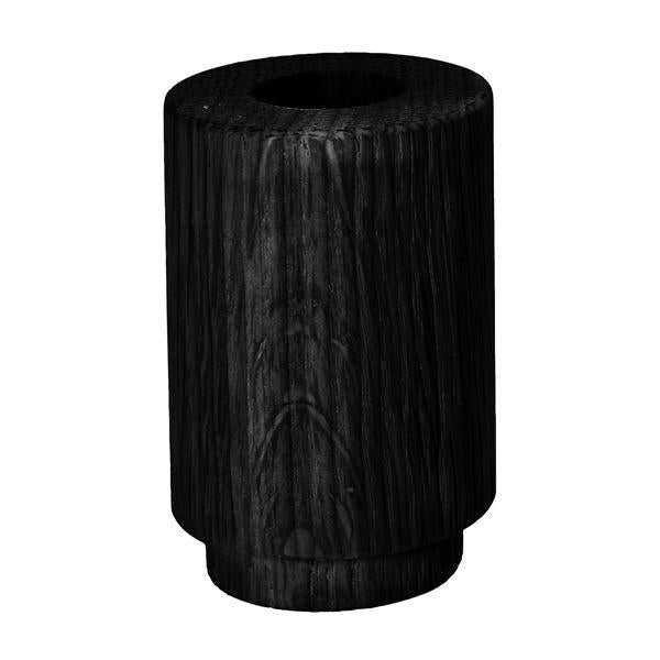 Create Me lysestake H7,5 cm svart eik