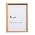 Ramme A5 2x14,8x21 cm eik