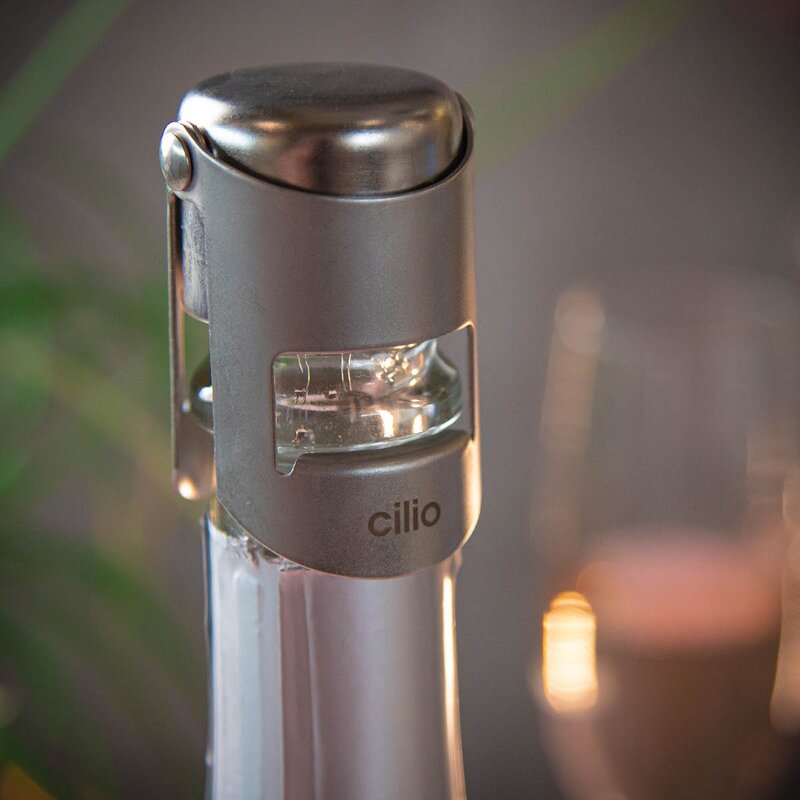Champagnekork 5,5 cm stål