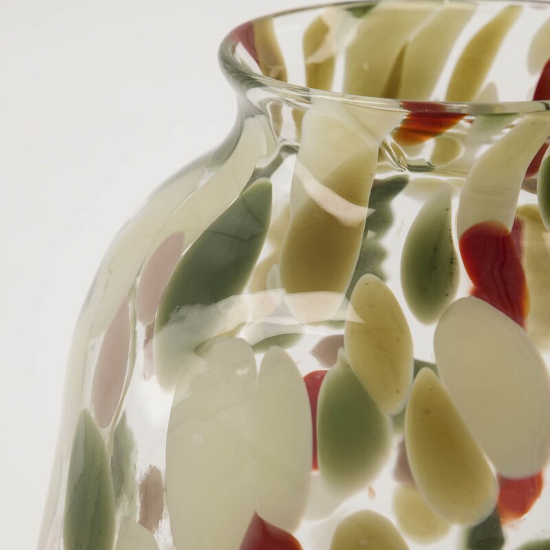 Dot vase 23 cm multi