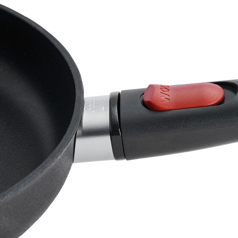 ECO Lite QXR stekepanne 24 cm avtagbart håndtak svart