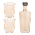 Ribbed Elegance gaveeske Bells 3 deler beige