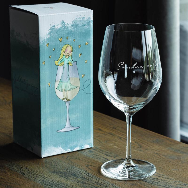 Rødvinsglass 62 cl smaken av lykke