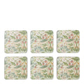 Morris & Co Strawberry Thief glassunderlag 6 stk grønn