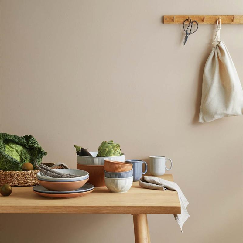 Clay dyp tallerken 23 cm sky