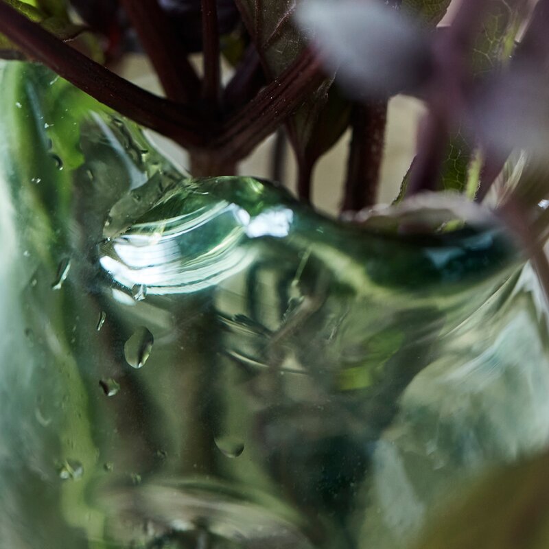 Fish vase 27,5 cm grønn