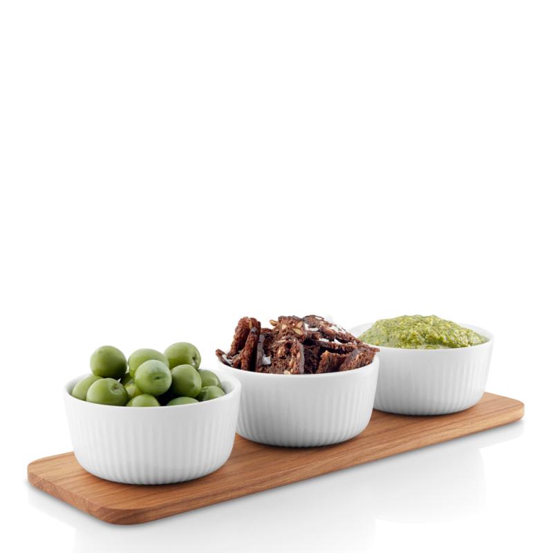 Legio Nova snacksett bolle & eikefat