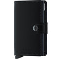 Miniwallet lommebok m/kortholder matt svart