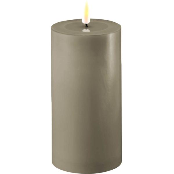 LED kubbelys 7,5×15 cm sand