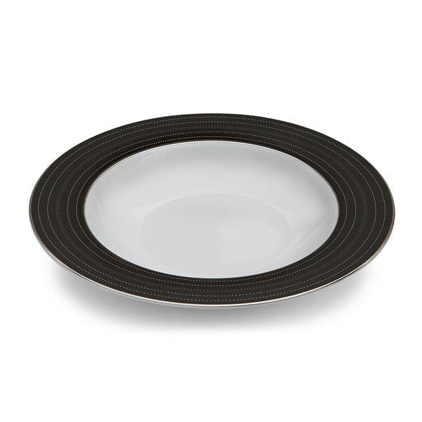 Lerk dyp tallerken 23 cm mørk