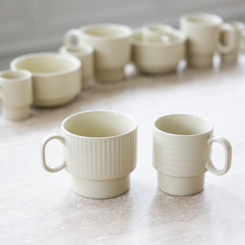 Coffee & More tekrus 50 cl 2 stk beige