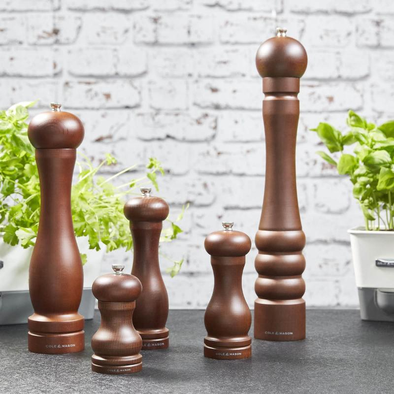 Precision pepperkvern 20 cm bøk mørk brun