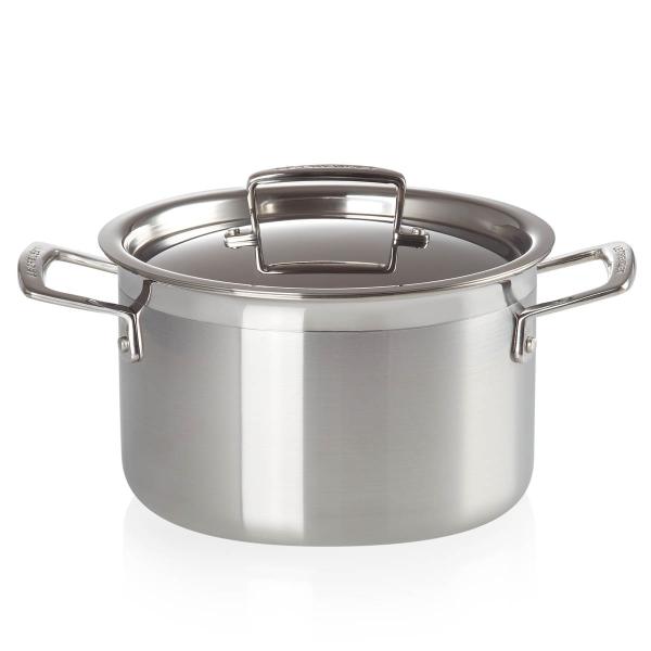 3-Ply gryte med lokk 20 cm 4L