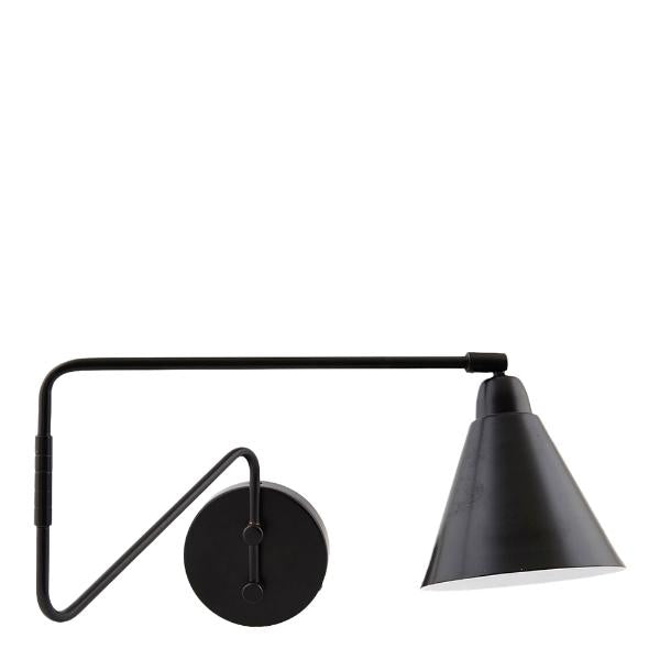 Game vegglampe 70 cm svart