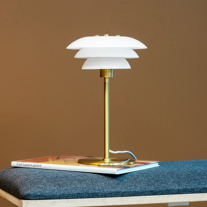 DL20 bordlampe 30 cm opal/messing