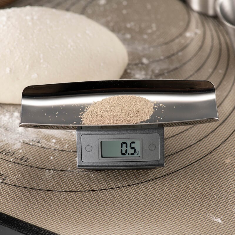 bAYk kjøkkenvekt 0,5-500g grå/blank