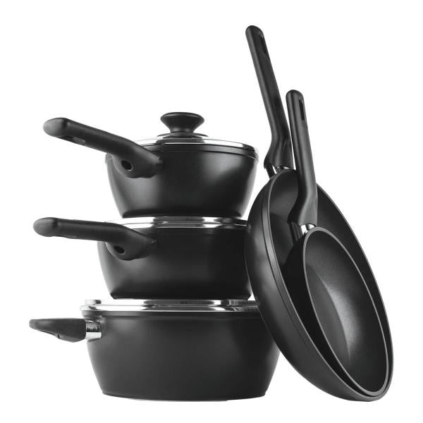 Kitchen Essentials grytesett 5 deler svart