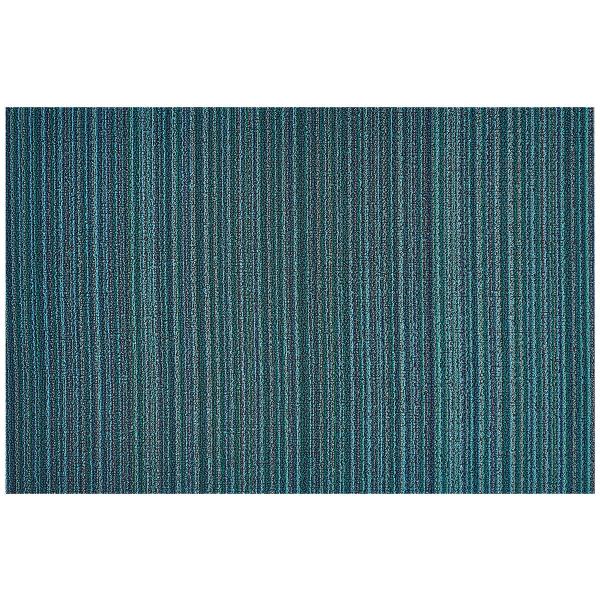 Skinny Stripe dørmatte 61x91 cm turquoise