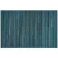 Skinny Stripe dørmatte 61x91 cm turquoise