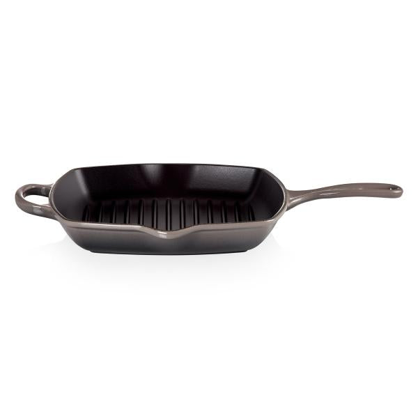 Grillpanne støpejern 26 cm flint