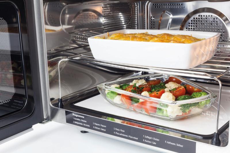 Ceramic CHEF MCG30 mikrobølgeovn 30L grill & mikro svart/stål