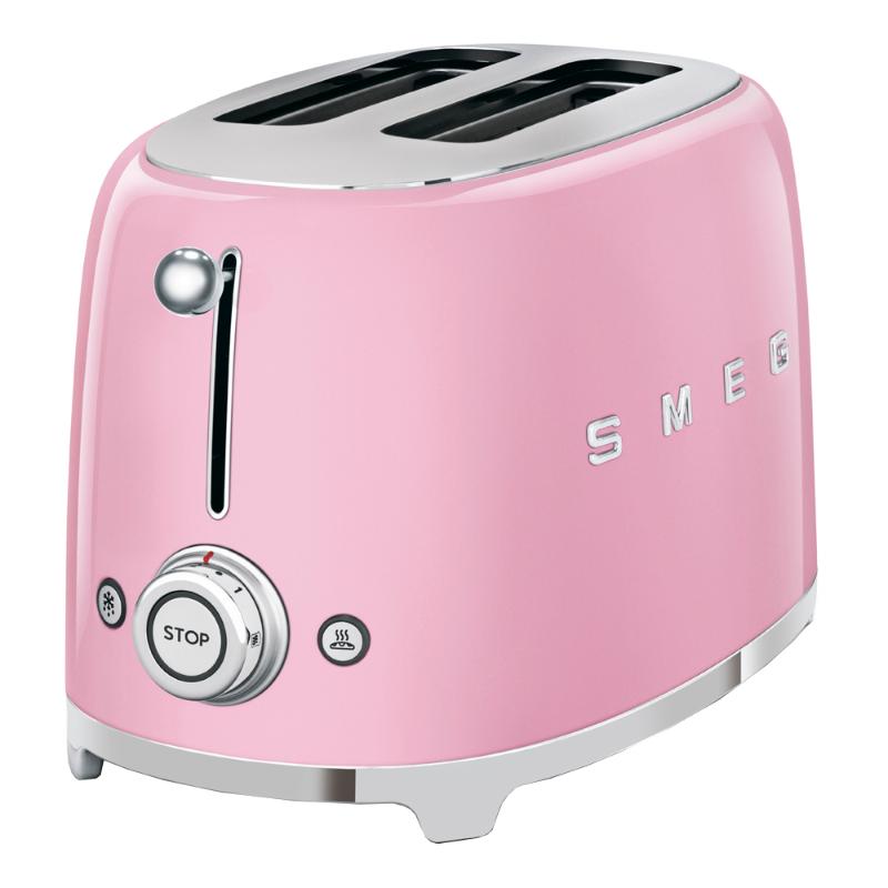 Brødrister TSF01 2 skiver pastellrosa