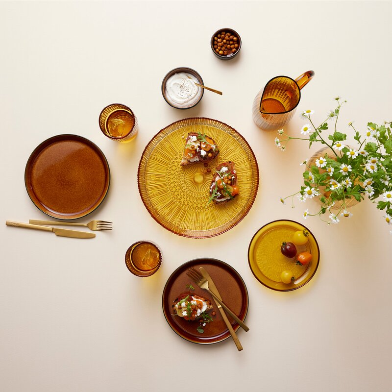 Kusintha kaffeglass 38 cl 4 stk amber