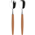 Salatbestikk 25,5 cm teak