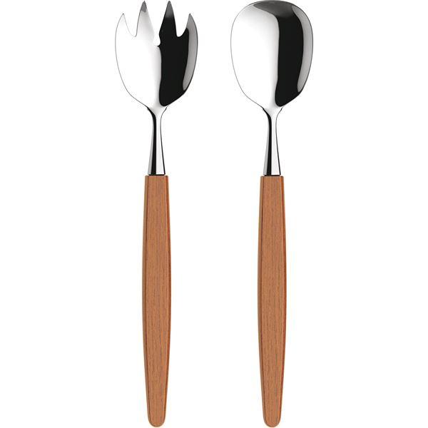 Salatbestikk 25,5 cm teak