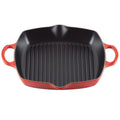 Dyp grillpanne støpejern 30 cm cerise