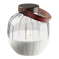 LED glass lanterne 20 x 20 cm solcelledrevet