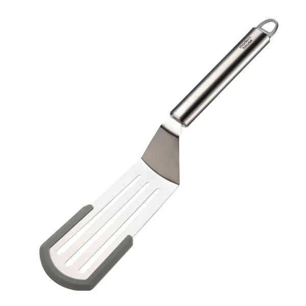Chief stekespade 30 cm silikon lys grå
