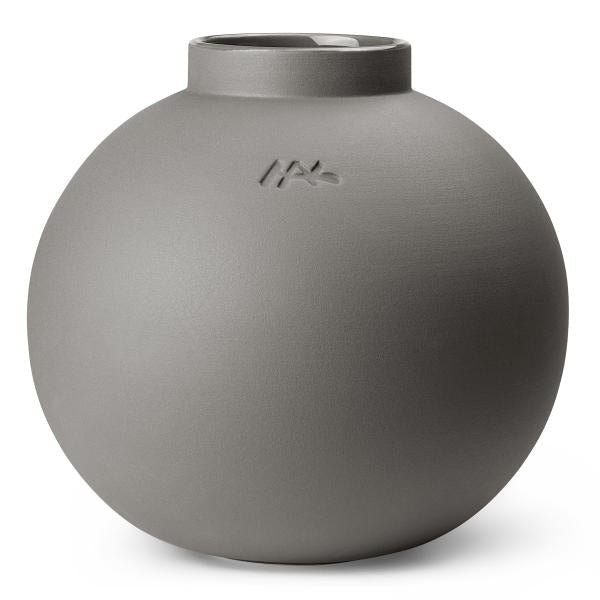 Globo vase 19,5 cm grå