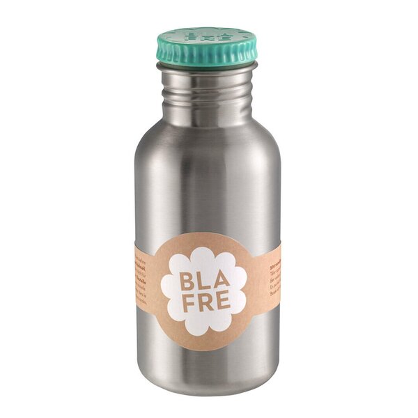 Stålflaske 500 ml blågrønn