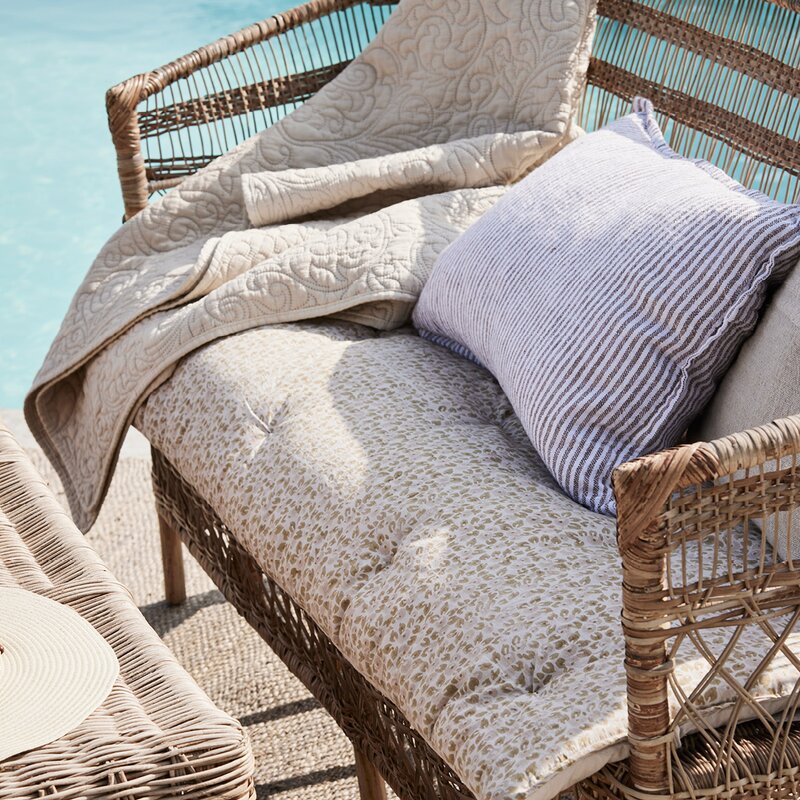 Ivillia sittepute/madrass 120x60 cm oker