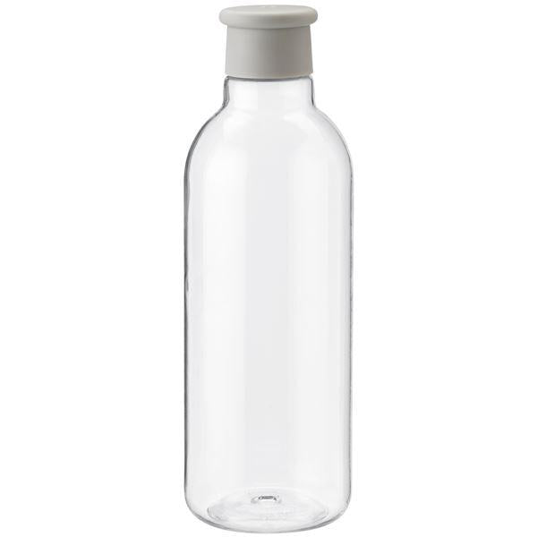 DRINK-IT vannflaske 0,75L lys grå/klar